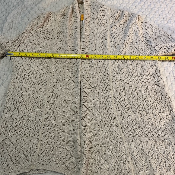 Ruby Rd. Light Tan Knit Cardigan - Picture 4 of 8